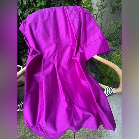 Trina Turk Magenta Pea Coat - Picture 16 of 17